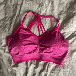 Hot Pink Sports Bra